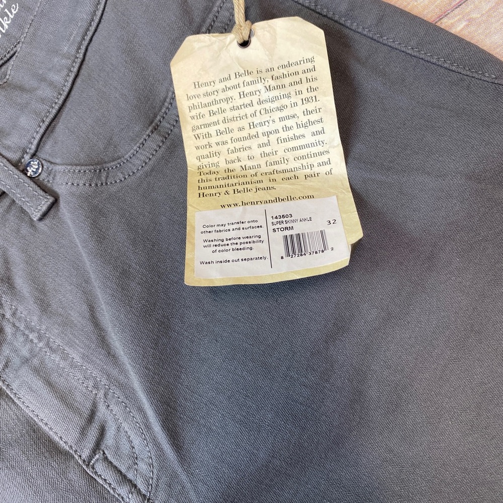 Henry and belle super skinny ankle jean 32 - Picture 6 of 7